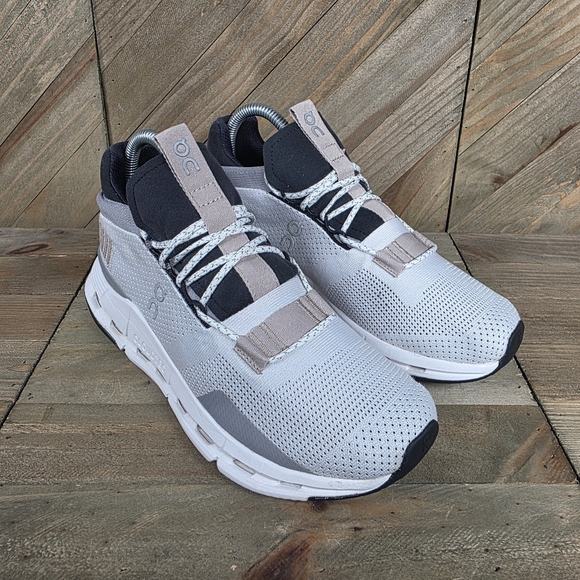 On Running Cloudnova Womens Athletic Running Shoes Size 7 White Sand Cloudtec. - Picture 2 of 11